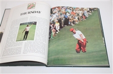 Bernhard Langer Signed 1985 Masters Tournament Green Annual Book JSA ALOA