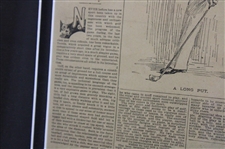 Sunday May 10th 1896 New York Herald Framed Newspaper Article