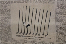 Sunday May 10th 1896 New York Herald Framed Newspaper Article