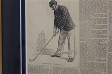 Sunday May 10th 1896 New York Herald Framed Newspaper Article