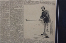 Sunday May 10th 1896 New York Herald Framed Newspaper Article