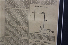 Sunday May 10th 1896 New York Herald Framed Newspaper Article
