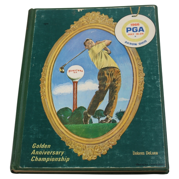 1966 PGA Championship at Firestone CC Official Program - Al Geiberger Winner
