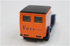1994 Matchbox Miniature 1930 Model A Van With Colonel Golf Advertising And St. Mungo Golf On Front Doors