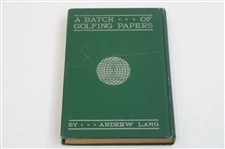 A Batch Of Golfing Papers By Andrew Lang
