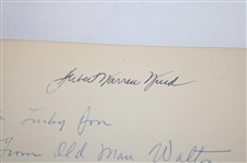 Herbert Warren Wind Signed The Complete Golfer JSA ALOA