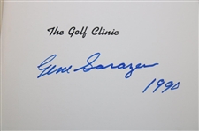 Gene Sarazen Signed 1949 The Golf Clinic JSA ALOA