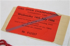 Four (4) British Open Tickets incl. 2000 - Tiger Woods Win