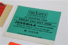 Four (4) British Open Tickets incl. 2000 - Tiger Woods Win