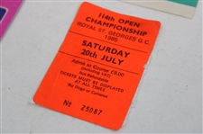 Four (4) British Open Tickets incl. 2000 - Tiger Woods Win