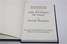Herbert Warren Wind Signed The Mystery Of Golf By Arnold Haultain Golf Classics Reprint Book JSA ALOA