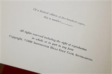 Shinnecock Hills Golf Club 75 Year History Ltd To 500