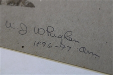 H. J. Whigham Photo Mounted on Board - 1896-97 US Amateur Champion