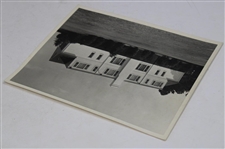 1953 Augusta National Eisenhower Cabin Completed Construction Morgan Fitz Type 1 Photo PSA #1P17194
