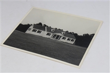 1953 Augusta National Eisenhower Cabin Completed Construction Morgan Fitz Type 1 Photo PSA #1P17193