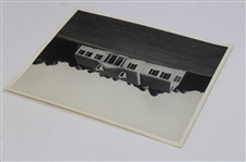 1953 Augusta National Eisenhower Cabin Completed Construction Morgan Fitz Type 1 Photo PSA #1P17193