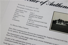 1953 Augusta National Eisenhower Cabin Completed Construction Morgan Fitz Type 1 Photo PSA #1P17193