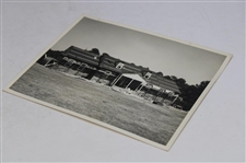 1953 Augusta National Eisenhower Cabin Construction Morgan Fitz Type 1 Photo PSA #1P17192