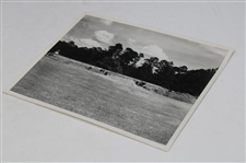1953 Augusta National Eisenhower Cabin Construction Morgan Fitz Type 1 Photo PSA #1P17191