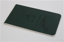 Jack Nicklaus Signed Masters Tournament Undated Yardage Book JSA ALOA