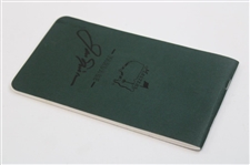 Jack Nicklaus Signed Masters Tournament Undated Yardage Book JSA ALOA