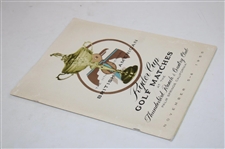 1955 Ryder Cup Golf Matches at Thunderbird Ranch & Country Club Official Program