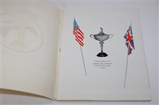 1955 Ryder Cup Golf Matches at Thunderbird Ranch & Country Club Official Program