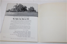 1955 Ryder Cup Golf Matches at Thunderbird Ranch & Country Club Official Program