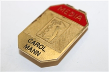 Carol Mann's Classic PGA Tour Media Badge/Clip - WGHoF Collection