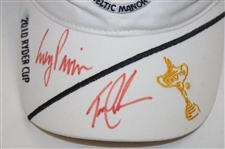 US Cap. Corey Pavin & Vice Cap. Tom Lehman Signed 2010 Ryder Cup Hat JSA ALOA