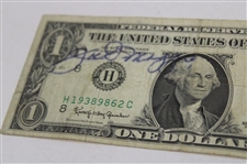 Joe Dimaggio Signed 1963 United States Dollar $1.00 Bill Legal Tender JSA ALOA