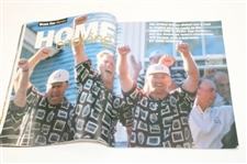 Justin Leonard Signed 1999 Golf World Ryder Cup Magazine JSA ALOA
