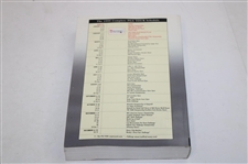 Mark O'Meara Signed 1999 PGA Tour Media Guide JSA ALOA