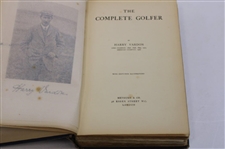 Harry Vardon Signed 1905 'Complete Golfer' First Edition Book JSA ALOA