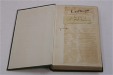 1919 'Fifty Years of Golf' Book by Horace Hutchinson w/Cut Signature