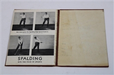 1935 'Rights and Wrongs of Golf' Red Hardcover Booklet by Robert T. Jones, Jr. 