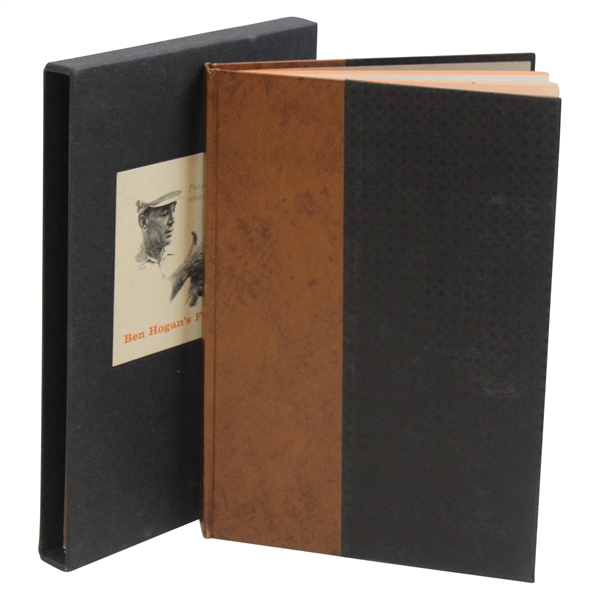 1957 Ben Hogans Five Lessons 1st Edition Deluxe Book in Slipcase
