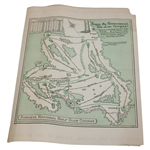 1946 Masters Tournament Complete Thursday, Friday, Saturday & Sunday Pairing Sheets - Seldom Seen