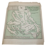1946 Masters Tournament Complete Thursday, Friday, Saturday & Sunday Pairing Sheets - Seldom Seen