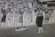 Original Champion Bobby Jones 1928 US Amateur at Brae Burn Country Club w/ Clubhouse Photo Glass Negative 4 x 5