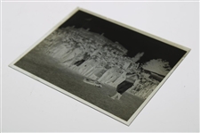 Original Champion Bobby Jones 1928 US Amateur at Brae Burn Country Club w/ Clubhouse Photo Glass Negative 4 x 5