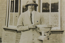 1923 Doris Chambers 'Winner of the Women's British Open' with Trophy