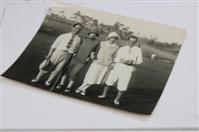 1926 Bobby Cruickshank 'Battle of the Sexes' with Cyril Walker and Two Ladies Players