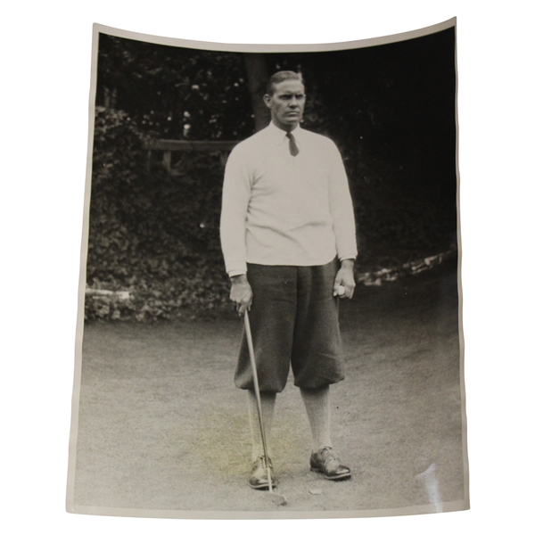 1929 Jimmy Johnston Defeats Francis Ouimet at Pebble Beach Large Photo