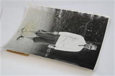 1929 Jimmy Johnston 'Defeats Francis Ouimet at Pebble Beach' Large Photo