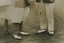 1930 Bobby Jones 'Trophy Presentation at US Open' Grand Slam Season Original Photo