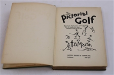 1928 'Pictorial Golf' Book by H/B/ Martin - 3rd Printing