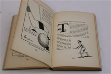 1928 'Pictorial Golf' Book by H/B/ Martin - 3rd Printing
