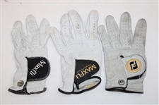 Liselotte Neumann, Annika Sorenstam & 1 Other Signed Golf Gloves JSA ALOA