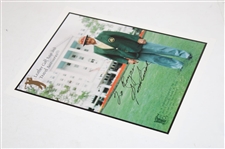 Sam Snead Signed G.W. Bartlett Company Photo Ad JSA ALOA